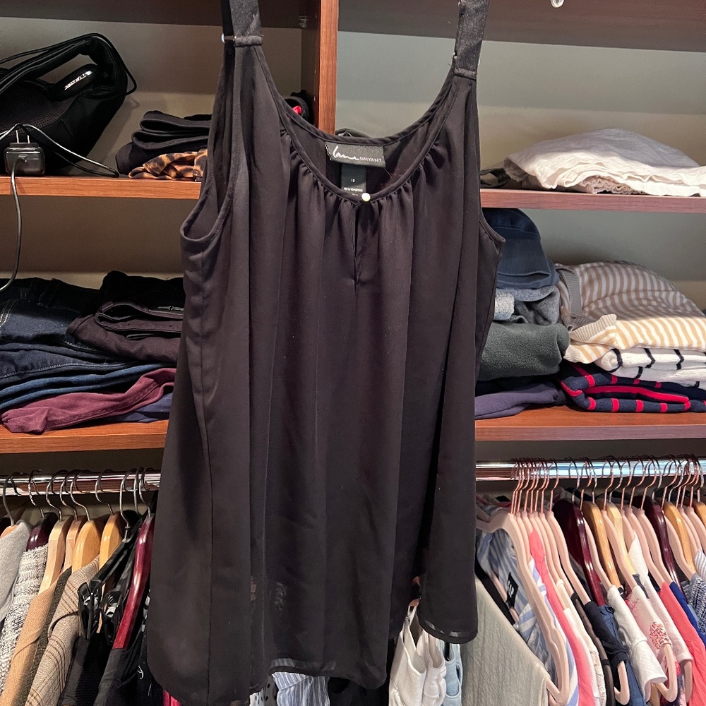 Lane Bryant Black Camisole Tank 2X